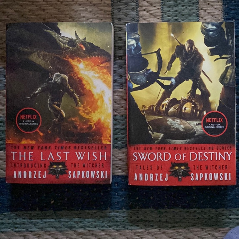 Two books -tales of the Witcher the last wish & sword of destiny